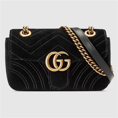 gucci marmont velvet mini bag|Gucci large marmont shoulder bag.